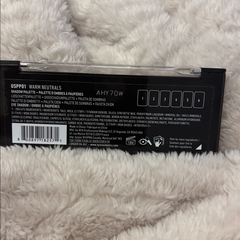 NYX Ultimate Edit Eyeshadow Palette - Warm Tones - Picture 3 of 5